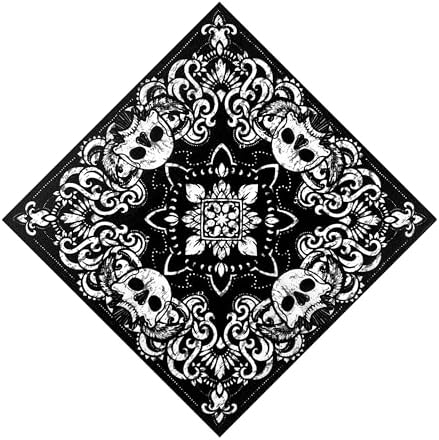 Amazon.com: Zanheadgear B001 Premium Bandanna, 100% Cotton, Black
